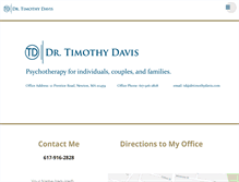 Tablet Screenshot of drtimothydavis.com